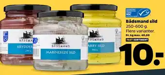 Netto Bådsmand Sild 250-600 g tilbud