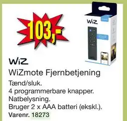 Harald Nyborg WiZmote Fjernbetjening tilbud