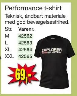 Harald Nyborg Performance t-shirt tilbud