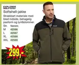 Harald Nyborg Softshell-jakke tilbud
