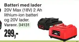 Harald Nyborg Batteri med lader tilbud