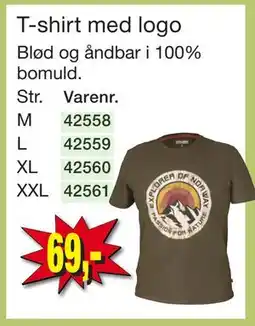 Harald Nyborg T-shirt med logo tilbud