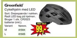 Harald Nyborg Cykelhjelm med LED tilbud