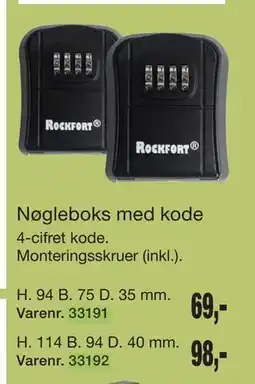 Harald Nyborg Nøgleboks med kode tilbud