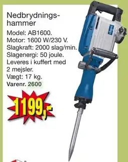 Harald Nyborg Nedbrydningshammer tilbud