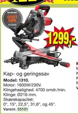 Harald Nyborg Kap- og geringssav tilbud