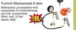 Harald Nyborg Trykluft tilbehørssæt 6 dele tilbud
