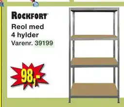 Harald Nyborg Reol med 4 hylder tilbud