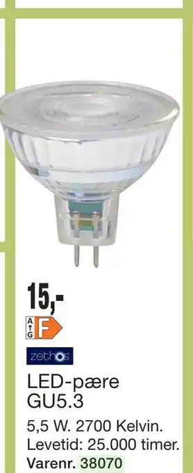 Harald Nyborg LED-pære GU5.3 tilbud