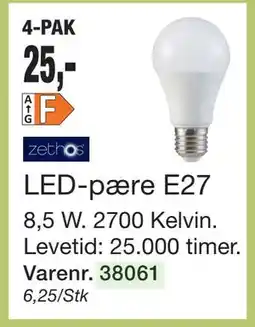 Harald Nyborg LED-pære E27 tilbud