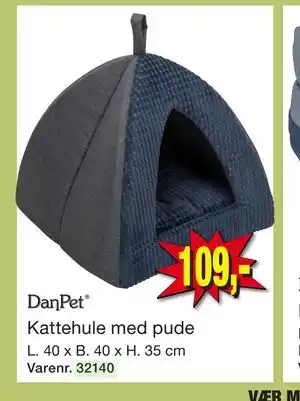 Kattehule med pude