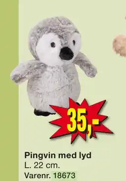Harald Nyborg Pingvin med lyd tilbud