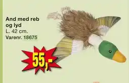 Harald Nyborg And med reb og lyd tilbud