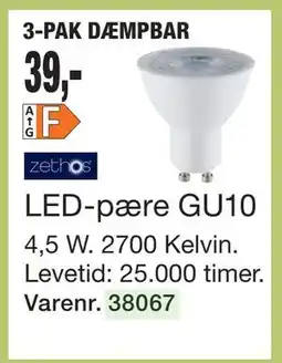 Harald Nyborg LED-pære GU10 tilbud