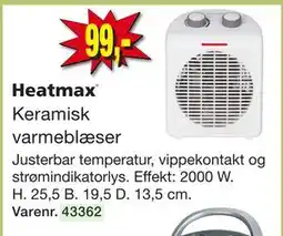 Harald Nyborg Keramisk varmeblæser tilbud