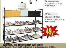 Harald Nyborg Skoreol 4 hylder tilbud