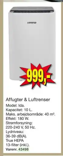 Harald Nyborg Affugter & Luftrenser tilbud