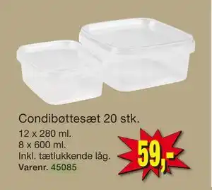 Harald Nyborg Condibøttesæt 20 stk tilbud