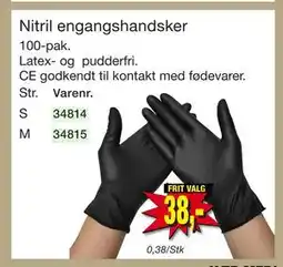 Harald Nyborg Nitril engangshandsker tilbud