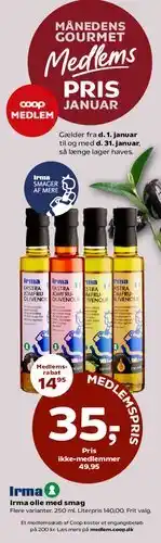 SuperBrugsen Irma olie med smag tilbud