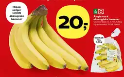SuperBrugsen Änglamark økologiske bananer tilbud