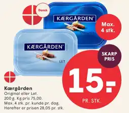 SPAR Kærgården (Original eller Let) tilbud