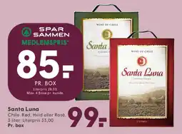 SPAR Santa Luna (3 L box) tilbud