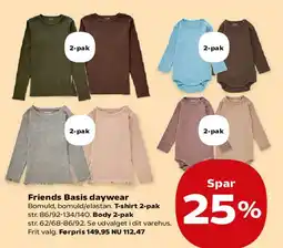 Kvickly Friends Basis daywear tilbud