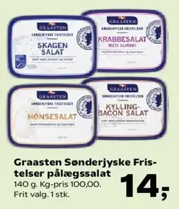 Kvickly Graasten Sønderjyske Fristelser pålægssalat tilbud