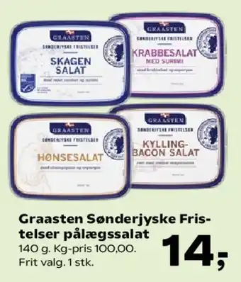 Kvickly Graasten Sønderjyske Fristelser pålægssalat tilbud
