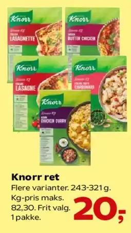 SuperBrugsen Knorr ret tilbud