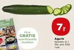 Kvickly Agurk tilbud