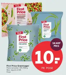 SPAR First Price Grøntsager tilbud