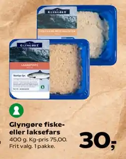 Kvickly Glyngøre fiske- eller laksefars tilbud