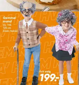 Bilka Udklædning - Gammel mand / Gammel dame tilbud