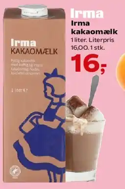 Kvickly Irma kakaomælk tilbud