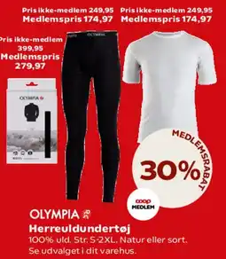 Kvickly OLYMPIA Herreundertøj tilbud