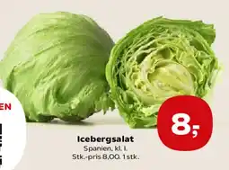 Kvickly Icebergsalat tilbud