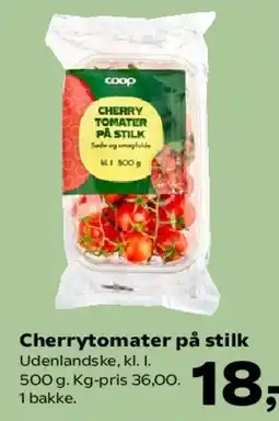 Kvickly Cherrytomater på stilk tilbud
