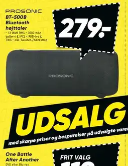 Bilka PROSONIC BT-500B Bluetooth højtaler tilbud