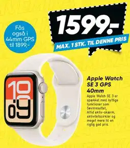 Bilka Apple Watch SE 3 (GPS, 40 mm) tilbud
