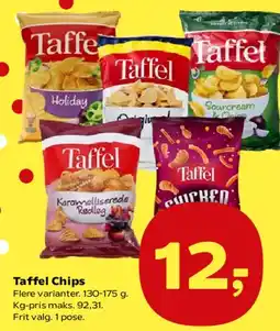 Kvickly Taffel Chips tilbud