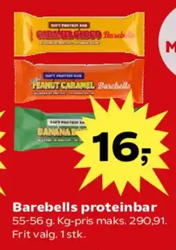 Kvickly Barebells proteinbar tilbud