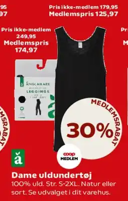 Kvickly Dame uldundertøj / Herre uldundertøj tilbud