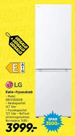 Bilka LG Køle-fryseskab tilbud