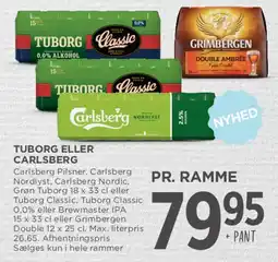 MENY Tuborg eller Carlsberg (ramme) tilbud