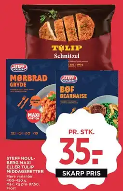 MENY Steff Houlberg Maxi / Tulip middagsretter tilbud