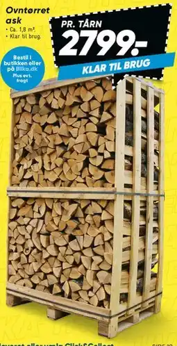 Bilka Ovntørret ask (pr. tårn) tilbud