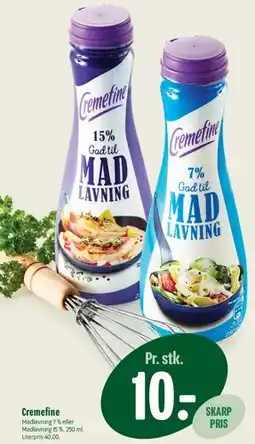 Min Købmand Cremfine Madlavning tilbud