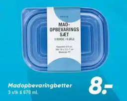 Bilka Madopbevaringsbøtter tilbud